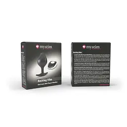 Анальна пробка Mystim Rocking Vibe Силіконова з вібрацією та пультом для електростимулятора, 9.7х3.7 см - мініатюра 6
