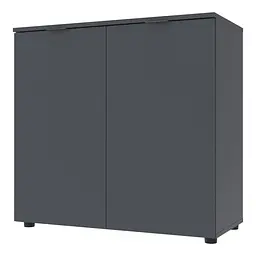 Комод Doros Рон 3 2 фасади Графіт 80х38х81 (41516002) - мініатюра 4