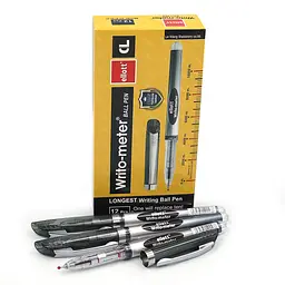 Набор масляных ручек Ellott Writo-meter черные 10 км, 12 шт. 8048ET-BK
