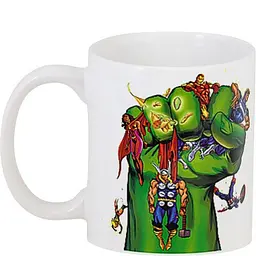 Кухоль GeekLand Халк Hulk марвел кулак халка HU.02.023 білий 330 мл білий - мініатюра 3
