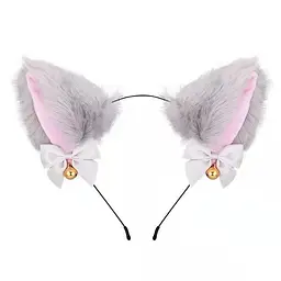 Косплей аксесуар Cat ears Котячі вушка сірі AC CE 03