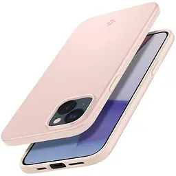 Чехол Spigen Thin Fit для iPhone 14 Plus / 15 Plus (6.7") Розовый песок (ACS04776) - мініатюра 2