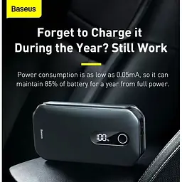 Пускозарядний пристрій Baseus Car Jamp Starter Super Energy Pro 3in1 12V 12000mAh з функцією павербанку - мініатюра 9