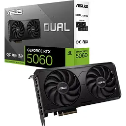 Видеокарта ASUS RTX 5060 8GB DUAL OC EVO OEM BULK (DUAL-RTX5060-O8G-EVO) (GDDR7, 128 bit, PCI-E v5.0 x16) - миниатюра 13