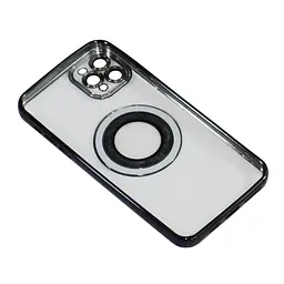 Магнітний чохол XON PhoneCase Magnetic для iPhone 11 Pro Max (PCMC1111400B 8000) Чорний/Прозорий - мініатюра 4