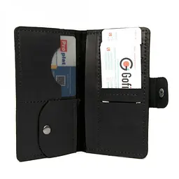 Чоловічий шкіряний портмоне Gofin 18х10 см acs0011978 - мініатюра 4
