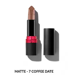 Зволожувальна матова губна помада Avon «Ультра», 7 Класичний кавовий/Coffee Date, 3,6 г - мініатюра 1