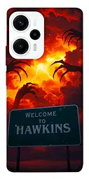 Чохол Demsky Welcome to hawkins для Xiaomi Poco F5 / Note 12 Turbo