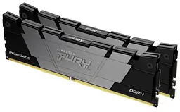 Модуль пам'яті Kingston Fury DDR4 32GB (2х16) Renegade 3600MHz Black (KF436C16RB12K2/32) - мініатюра 2