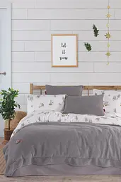 Постільна білизна Sherwood Grey (Фланель + Шерпа) Istanbul pbe0051507