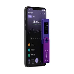 Криптогаманець Ledger Nano S Plus Amethyst Purple, апаратний криптовалютний мультивалютний гаманець, холодне зберігання, USB-підключення, формат флешки, підтримка Android/macOS/Windows - мініатюра 6