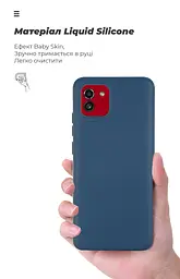 Чехол ArmorStandart ICON для Samsung A03 (A035) Dark Blue (ARM60876) - мініатюра 7