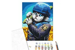 Картина за номерами: Котик Сапер BS53249 40*50 см Brushme