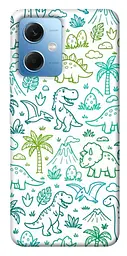 TPU чохол Demsky Dino pattern для Xiaomi Redmi Note 12 5G