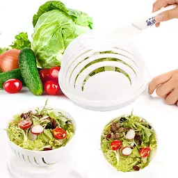 Салатниця - овочерізка Salad Cutter Bowl для швидкої шаткування овочів та салатів - мініатюра 2