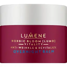 Бальзам для обличчя Lumene Nordic Bloom Vitality Anti-Wrinkle & Revitalize Overnight нічний відновлюючий проти зморшок для зрілої шкіри 50 мл