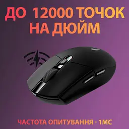 Комп'ютерна миша Logitech Wireless Gaming Mouse G305 Black teh0023049 - мініатюра 2