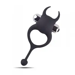 Ерекційне кільце Toyz4lovers Anello Fallico Vivie Devil, 13 см (чорний) - мініатюра 3