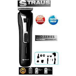 Універсальний акумуляторний триммер Straus ST/GK-0610B 13 в 1 машинка для стрижки волосся - мініатюра 3