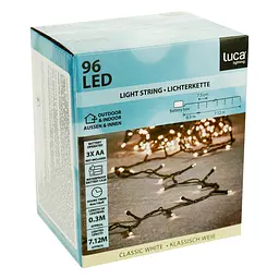 Гірлянда електрична Luca lighting 96 LED ламп 7.12 м білий (985776) - мініатюра 7