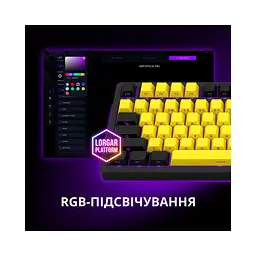 Клавіатура Lorgar KBP70TKLW Wireless TKL Mechanical Pro UA Black/Red (LRG-KBP70TKLW-BK-US) - мініатюра 2