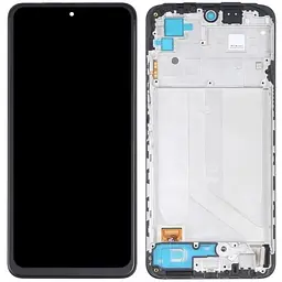Дисплей Xiaomi Redmi Note 10/Redmi Note 10S/Poco M5s чорний, Amoled, оригінал PRC, з рамкою