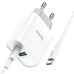 Комплект зарядний набір Hoco C80A Type-C to Type-C cable Rapido 2 порти 1 USB і 1 Type-C - мініатюра 7