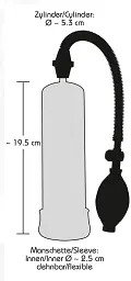 Помпа для пеніса Bang Bang Penis Pump, 19.5 см (прозорий) - мініатюра 5