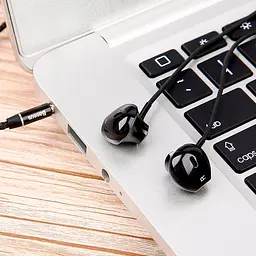 Дротові навушники Baseus H06 with mic Encok, 3.5mm, 1.2m, (NGH06-01) black - мініатюра 6