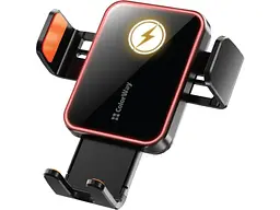 Автомобільний тримач для смартфона ColorWay Ultra-mini Wireless Charger 15W Black (CW-CHAW069Q-BK)
