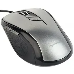 Миша Gembird MUS-6B-01-BG USB black/grey