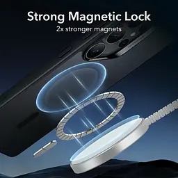 Протиударний чохол ESR Classic Hybrid Case (HaloLock) Clear для Samsung Galaxy S25 Ultra (1A81100102) - мініатюра 2