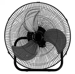 Вентилятор підлоговий No Brand Alfarid Fan 150 Вт Чорний (2104618620) - мініатюра 4