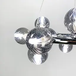Підвісна люстра в хромі Arte Lamp Bolla Line.F MJ 17-600 CH+GR - мініатюра 3