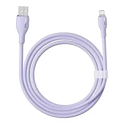 USB кабель Baseus Pudding Series Fast Charging Cable USB to iP 2.4A 1.2m фіолетовий P10355700511-00 - мініатюра 3