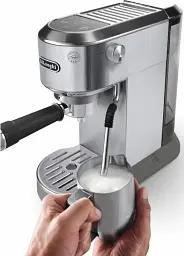 Кавоварка ріжкова DELONGHI Dedica Duo EC890.M Silver UA - мініатюра 3