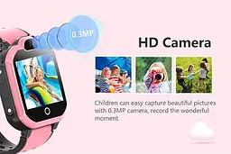 Дитячий смарт годинник-телефон Lemfo DH9 з GPS трекером, 4G LTE, SIM-картою, Wi-Fi, HD відеодзвінками, прослуховуванням, кнопкою SOS та IP67 Синій - мініатюра 11