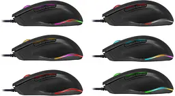 Миша Wolverine GM-700L RGB, 7 кнопок, 12800 dpi (52700) Defender teh0022111 - мініатюра 10
