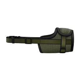 Намордник із сітки для собак WAUDOG PRO, пластиковий фастекс, розмір L, О 25-34 см, хакі - мініатюра 2