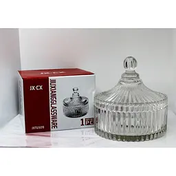Цукорниця скляна Crystal Tagine з кришкою 15х16 см  (83000509_TG509) - мініатюра 2