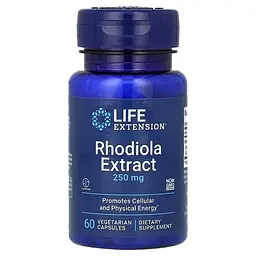 Родиола Rhodiola Extract 250 mg 60 Capsules Life Extension vit0004998