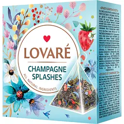 Чай чорний та зелений Lovare Champagne splashes 30 г (15 шт. х 2 г) (806910)