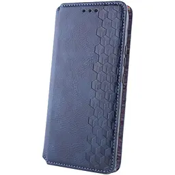 Шкіряний чохол-книжка GETMAN Cubic (PU) для Samsung Galaxy A26 5G Синій - мініатюра 5