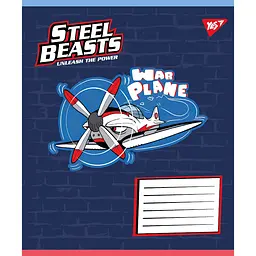 Набір зошитів Yes Steel Beasts А5, 12 аркушів 25 шт. (767710) - мініатюра 2