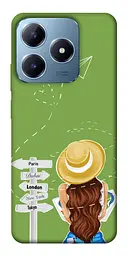 Чохол Demsky Travel girl для Realme C63 4G