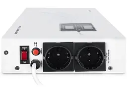 Стабілізатор напруги Real-EL STAB SLIM-2000 White 1600 Вт (EL122400008) - мініатюра 3