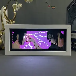 Світильник нічник 3D Наруто Ітачі та Саске Naruto Itachi and Sasuke 20 см NL3D N IS - мініатюра 2
