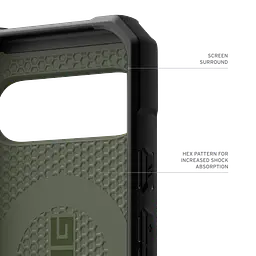 Чохол протиударний для Google Pixel 9/9 Pro UAG Pathfinder Olive 614454117272 - мініатюра 6