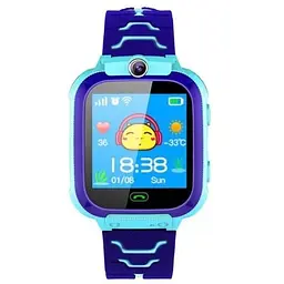 Дитячий смарт-годинник Kids SM Q12B LBS+IP67 Blue - мініатюра 3