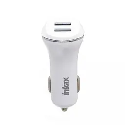 Автомобільний зарядний пристрій Inkax CC-12 2 USB 2.1 A microUSB White (av087) - мініатюра 2